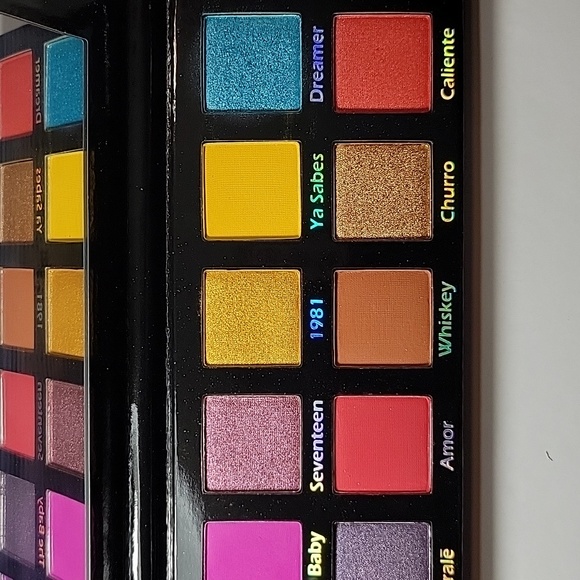 Pinky Rose "80's Baby" 14-pan Bold Color Rainbow Eyeshadow Palette - Picture 4 of 7
